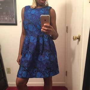 Allen B Blue Dress
